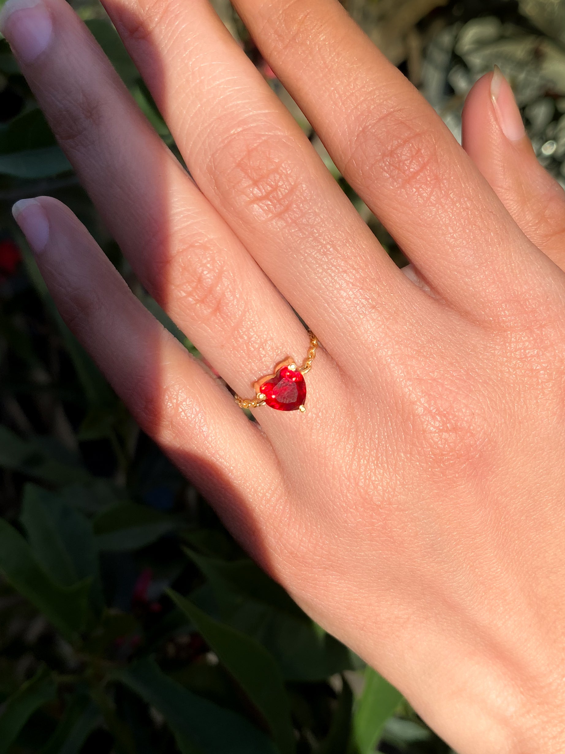 Lover’s Promise Chain Ring